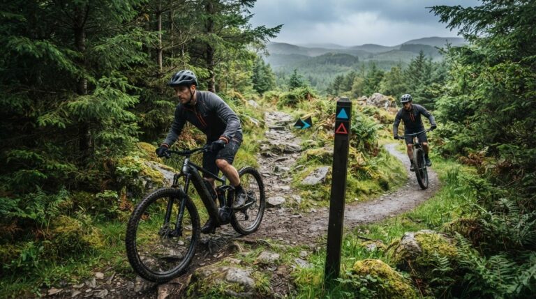 E-mtb trails Ireland: routes, access rules and difficulty