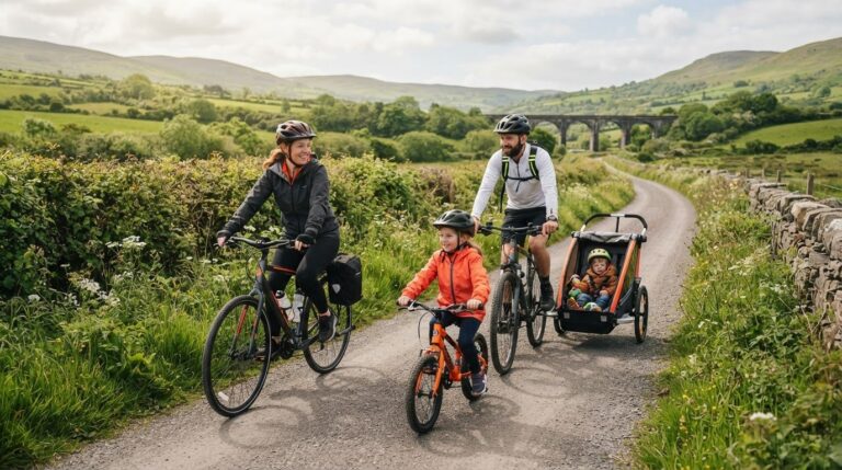 Family-friendly routes: child suitability, safety and ride options