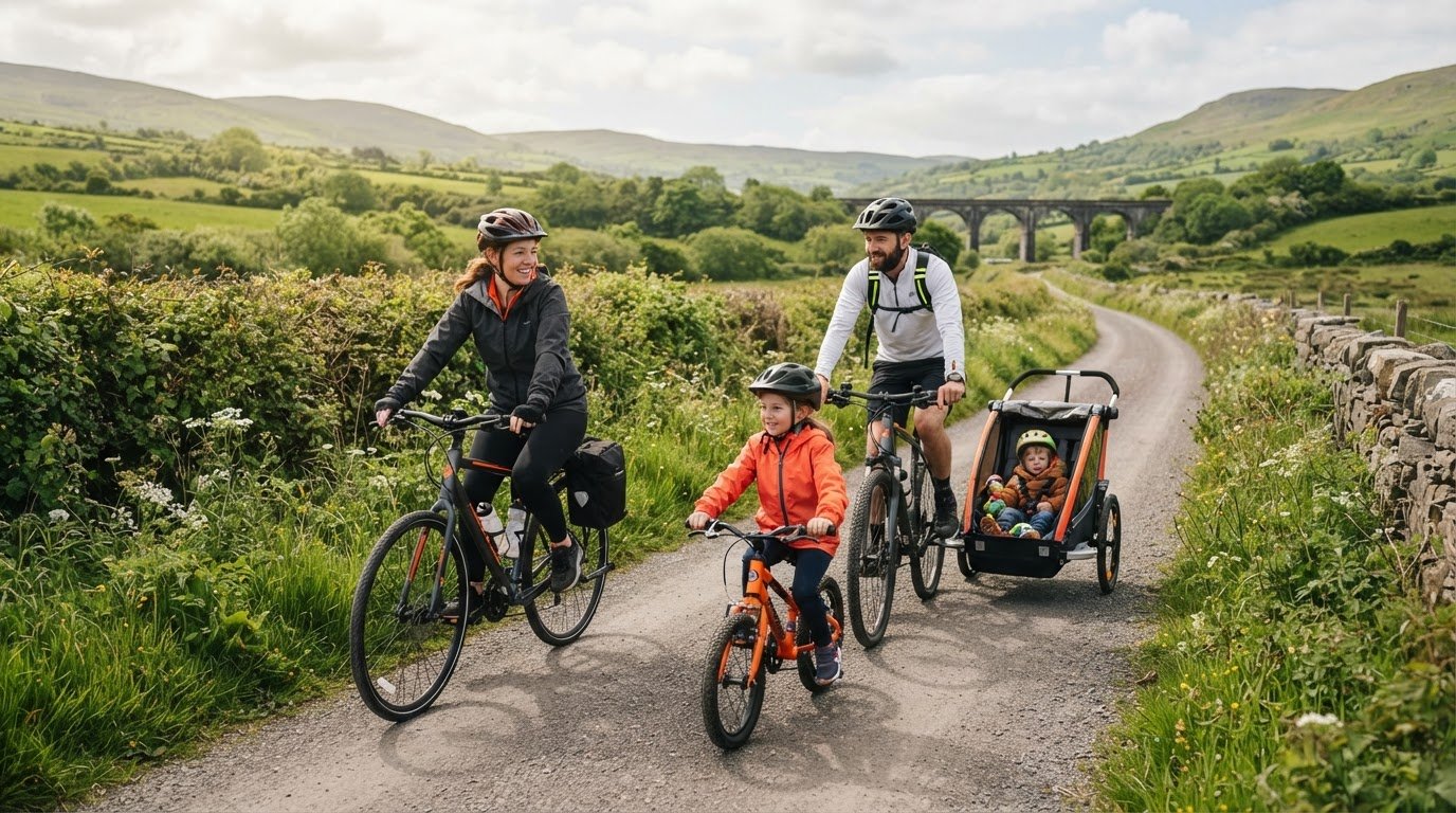 Family-friendly routes: child suitability, safety and ride options